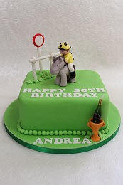 horse and jockey birthday cake